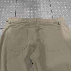 Lululemon ABC Classic 5 Pocket Pants Warm Ash Grey 34x31 Version 2.0 Warpstreme